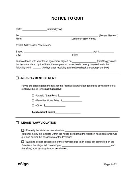 Formidable Info About Printable Eviction Notice Template No Job Experience Resume Populationgear