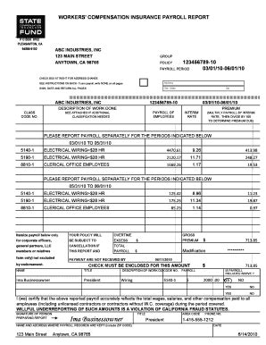 Who needs workers insurance child pages. 18 Printable california certified payroll form Templates ...