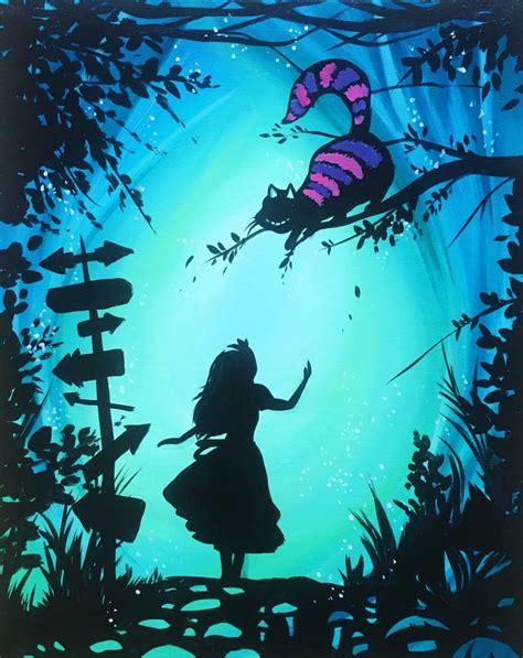 Alice In Wonderland Princess Paint Uncorked Canvas