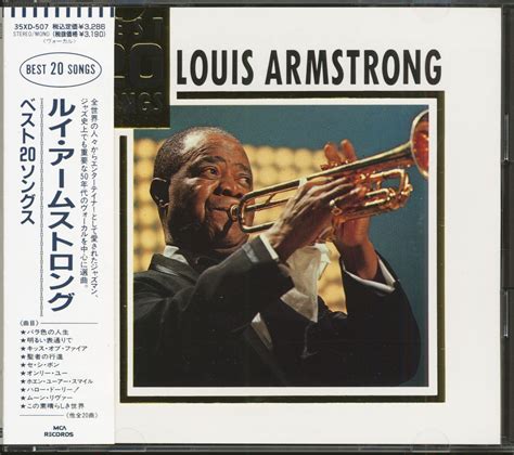 He began to play music by joining a band such as the new. Louis Armstrong CD: Best 20 Songs (CD, Japan) - Bear ...