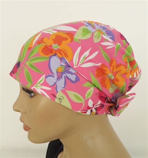 Womens Summer Head Scarf Hat Bandana Convertible Scarf Green Pink Blue
