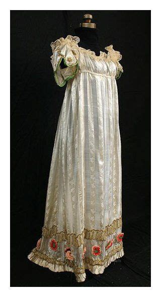 Regional Empire Directoire Style Gown These 17951820 Fashions Were