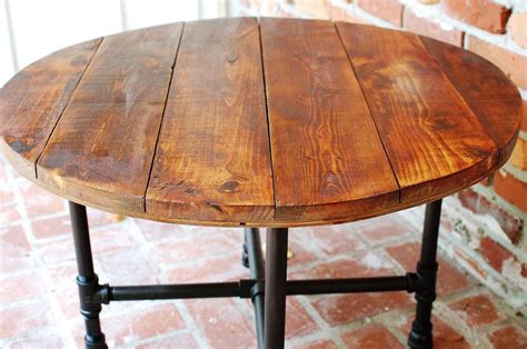 Round Industrial Coffee Table Foter