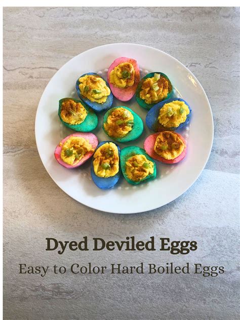 Tips And Tricks For Dyed Deviled Eggs Easy To Color Hard Boiled Eggs
