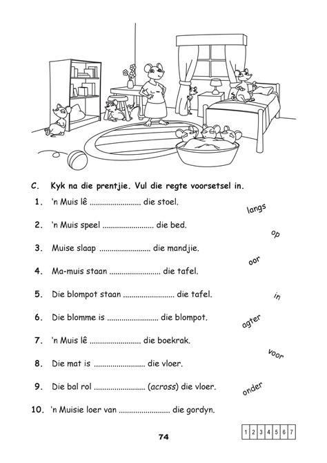Grade 4 Afrikaans Worksheets Worksheets For Kindergarten