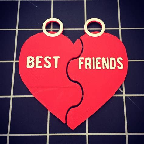 Download Free Stl File Best Friends Bff During • 3d Print Design ・ Cults