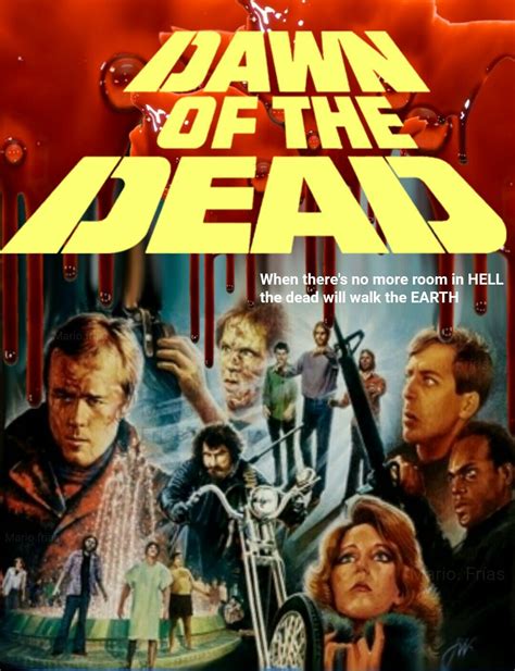 Dawn Of The Dead Horror Movie Zombies Fan Made Re Edit MF Horror Movie Posters Classic