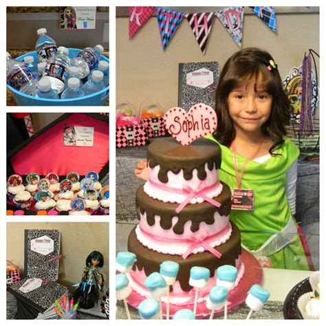 Pin By Desirae Frost On Cake Ideas Monster High Party Monster High Printables Girls Birthday