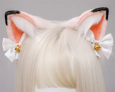 Pink Cat Ear Cosplay Anime Headwearcat Ear Headbandkitten Etsy