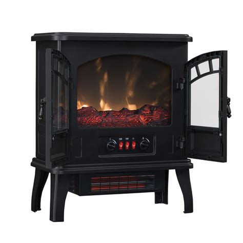 Red 5200 Btus Duraflame Dfi 550 22 Infrared Electric Stove Heater Home