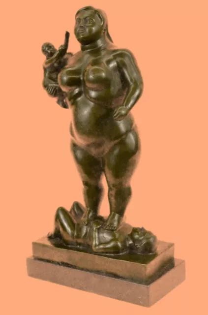 Nude Figure Family Tribute To Fernando Botero Bronze Sculpture Statue Figurine Picclick
