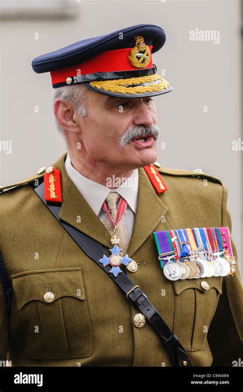Lt General Robert Thomson Cbe British Army Stock Photo 49115112 Alamy