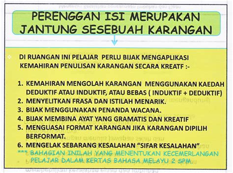 Kemampuan menulis karangan deskripsi siswa kelas iv mi. Laman Bahasa Melayu SPM: BAGAIMANA UNTUK MENGHASILKAN ...