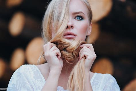 download braid blue eyes blonde woman model hd wallpaper by evgeny freyer
