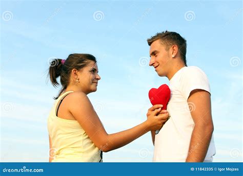 Couple Showing Love Stock Image Image Of Couple Sweet 11842335