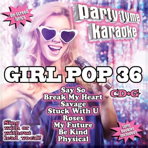 various artists party tyme karaoke girl pop 36 cd