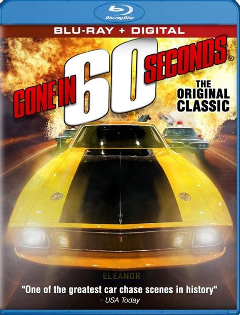 Gone In 60 Seconds Blu Ray 1974 Best Buy