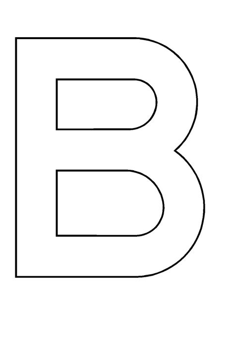 Coloriages à Imprimer Lettre B Numéro 67193