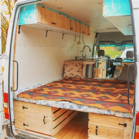 100 Cozy Camper Van Bed Ideas Van Bed Campervan Bed Camper Van