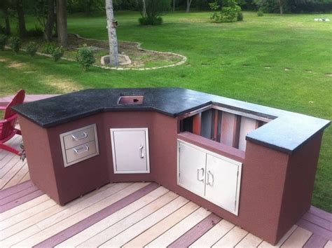 Browse a wide variety of kitchen island designs, including prep table and kitchen cart ideas in stainless steel, butcher block, granite and more. DIY Outdoor Kitchen