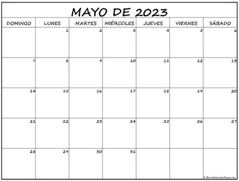 Mayo De 2023 Calendario Gratis Calendario Mayo