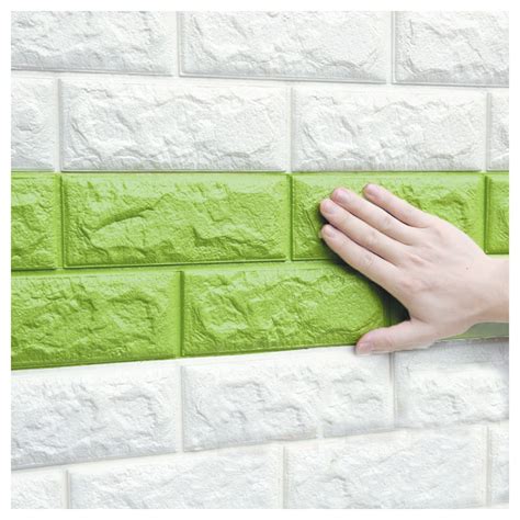 Waterproof And Soundproof Self Adhesive Wall Rolls Stone Wall Sticker