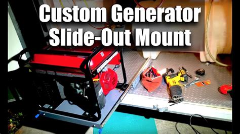 Custom Generator Slide Out Mounting System Youtube