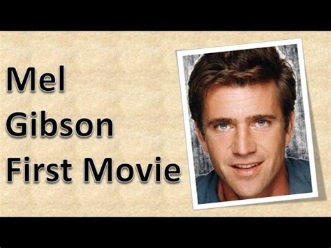 Мэл гибсон | mel gibson запись закреплена. Mel Gibson First Movie - YouTube