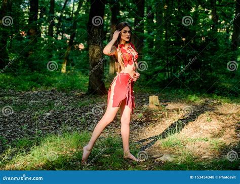 Survival Lessons A Delicious Girl Wild Woman In Forest Ethnic Tribal