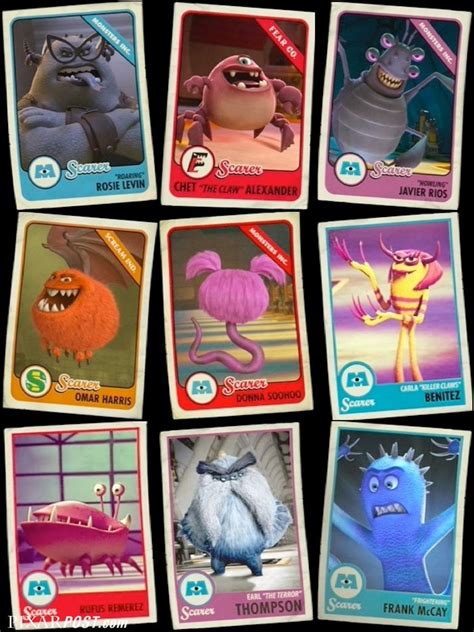 pixar post for the latest pixar news monsters university scare cards the complete guide
