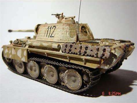 Panther G Zimmerit — Каропкару — стендовые модели военная миниатюра