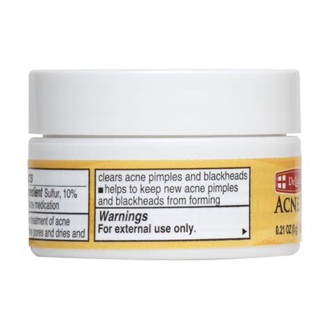 De La Cruz® Acne Treatment Maximum Strength with 10% Sulfur 0.21 OZ. (6 g)