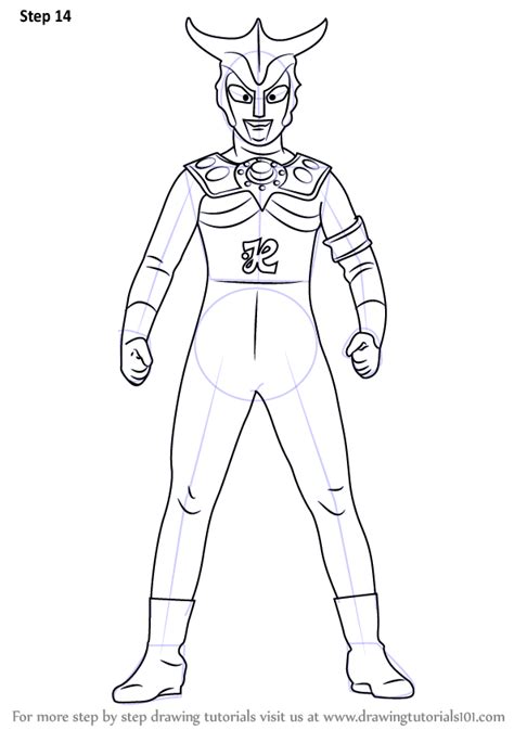 Download or print for free from the site. Step by Step How to Draw an Ultraman Leo ...