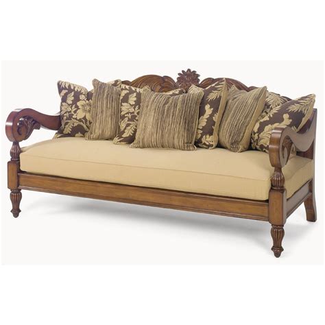 Sofas Couches And Loveseats British Colonial Decor Carved Sofa