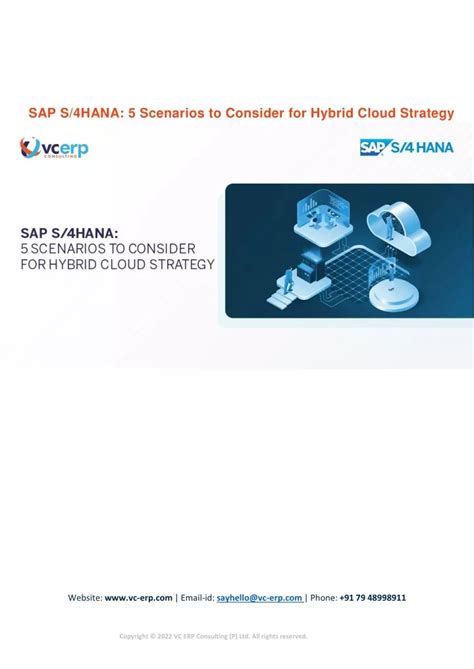 PPT SAP S4HANA 5 Scenarios To Consider For Hybrid Cloud Strategy