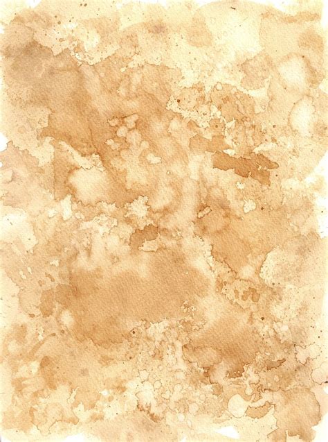 Coffee Stain Watercolour Texture Background Watercolor Paper Texture