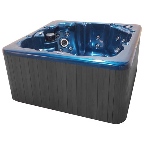 Qca Spas Tahoe 6 Person 65 Jet Hot Tub With Waterfall And Led Light
