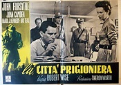 "LA CITTA PRIGIONIERA" MOVIE POSTER - "THE CAPTIVE CITY" MOVIE POSTER