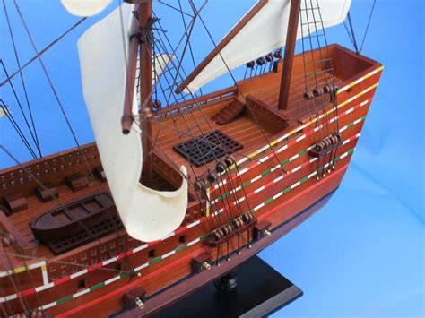 Wholesale Wooden Mayflower Tall Model Ship 30in Hampton Nautical