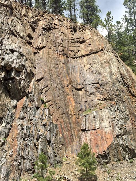 Isoclinal Fold In The Precambrian Homestake In The Black Hills Rgeology