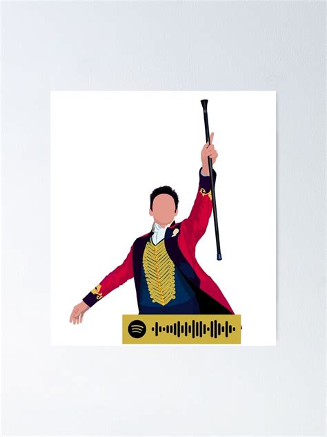 Hugh Jackman Greatest Show Spotify Code Poster By Kimmystra Redbubble