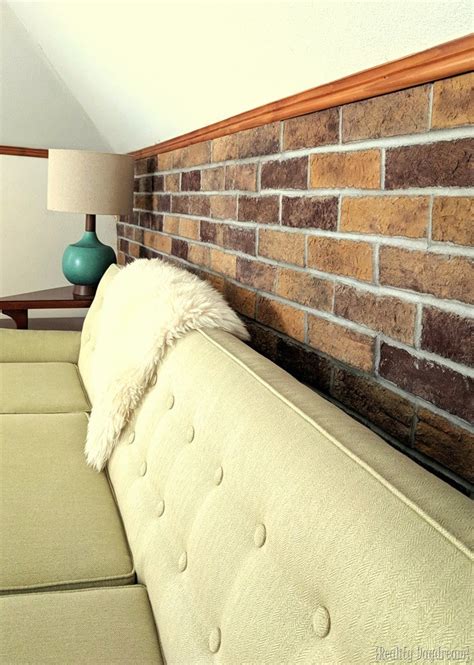How To Install A Brick Veneer Accent Wall Reality Daydream