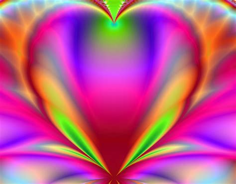 Free Download Rainbow Heart Wallpaper 27867 Hd Wallpapers