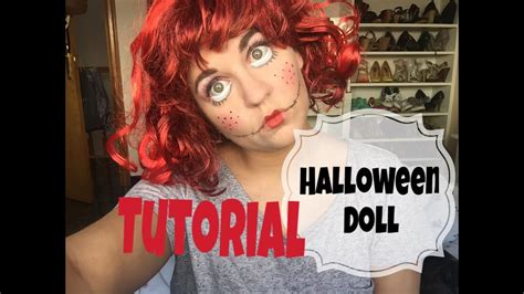 Halloween Doll Makeup Tutorial Youtube