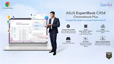 ASUS ExpertBook CX54 Chromebook Plus CX5403 Laptops For HomeASUS India