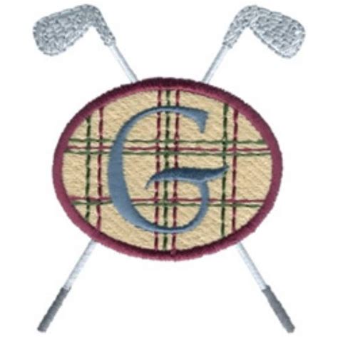 Golf Club Crest Machine Embroidery Design Embroidery Library At