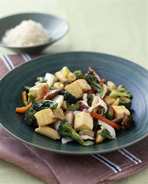 Try This Simple Vegan Tofu And Vegetable Stir Fry With Ginger Recipe