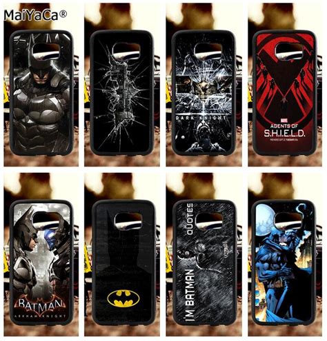 Cool Batman Soft Tpu Edge Cell Phone Cases For Samsung S6