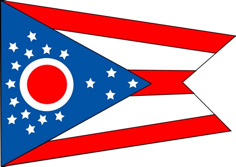 Clipart Flag Of The State Of Ohio
