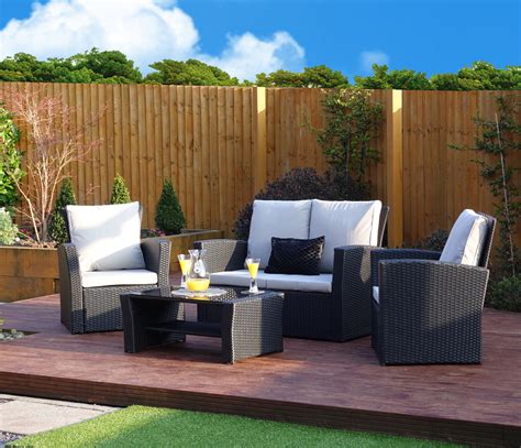 We did not find results for: 4 Piece Algarve Rattan Sofa Set in Black with Light ...